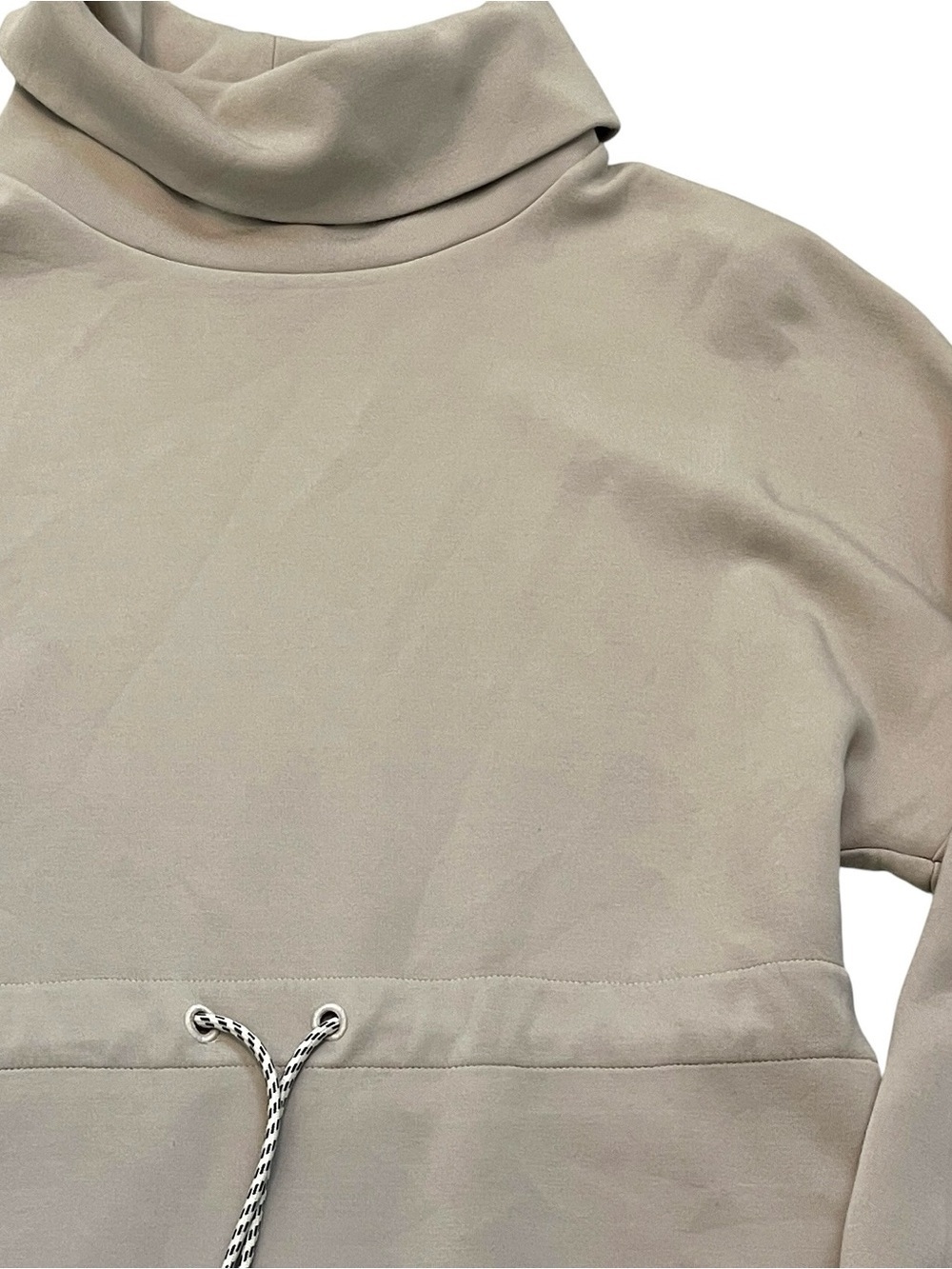 Varley Freya DoubleSoft Cinch Waist Sweatshirt M Taupe Athleisure - Picture 4 of 12